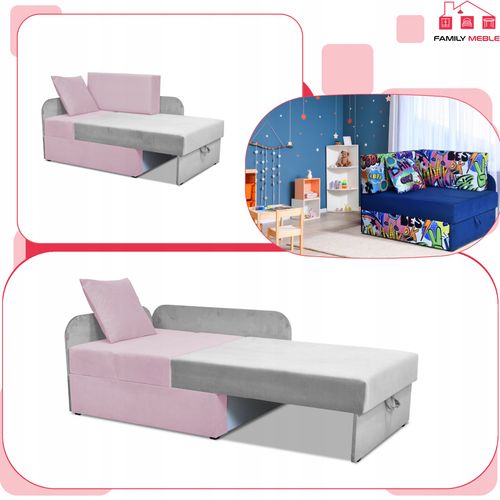 Narożnik dziecięcy Denis Duo rozkładany pojemnik łóżko dzieci materac kubuś na Arena.pl