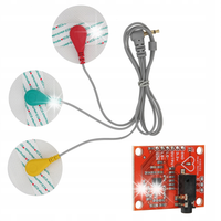 3 ELEKTRODY EKG NA PRZEWODZIE PCB DO MODUŁU AD8232 DC3.3V