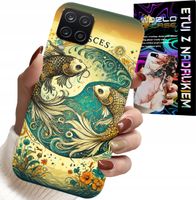 ETUI DO SAMSUNG GALAXY A22 5G - ZNAK ZODIAKU, RYBA ASTRONOMIA + FOLIA