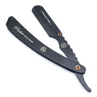 PARKER SRXBLK Barber Razor Brzytwa do golenia ze stali nierdzewnej na wymienne ostrza