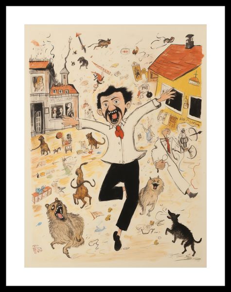 Plakat 30x40cm Chaos w Miasteczku zdjęcie 3