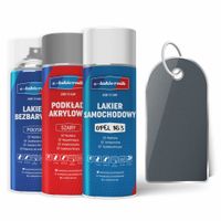 lakier samochodowy w sprayu zestaw naprawczy opel 163 lichtsilber