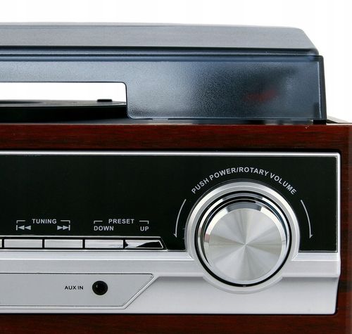 CR 1168 Gramofon z Radiem, Bluetooth, MP3, USB i Nagrywaniem na Arena.pl