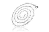 SREBRNY MĘSKI ŁAŃCUSZEK PANCERKA 2.2MM PANCER 60CM