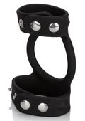 silicone tri snap c & b cage black