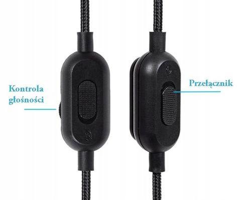 KABEL PRZEWÓD DO LOGITECH G PRO X / G433 / G233 OPLOT 2m HQ na Arena.pl