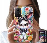 ETUI DO XIAOMI NOTE 12S 4G - KRÓLIK WIELKANOCNY, ZAJĄC, JAJKA + SZKŁO