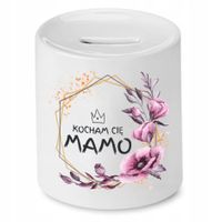 Skarbonka Dla Mamy Matki Kocham Cię Mamo Prezent Z Nadrukiem Ze Zdjęciem