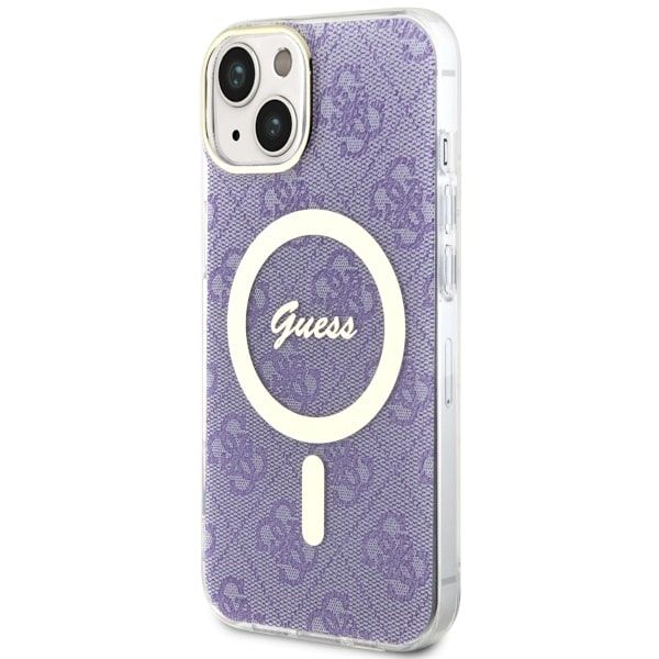 Etui Guess do iPhone 15 Plus, iPhone 14 Plus, Fioletowy, MagSafe zdjęcie 2