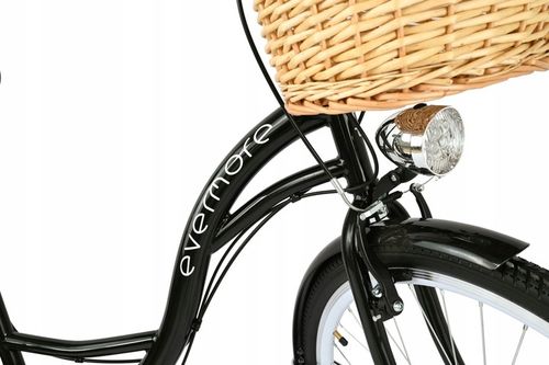 DAMSKI ROWER MIEJSKI 28 EVERMORE 7 SHIMANO CZARNY na Arena.pl