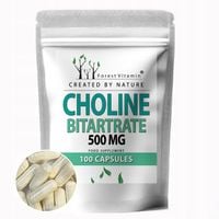 CHOLINA 500mg WĄTROBA ENERGIA KONCENTRACJA DWUWINIAN CHOLINY