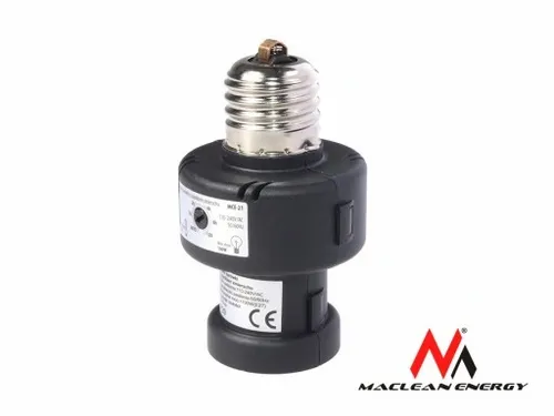 OPRAWA DO ŻARÓWKI z czujnikiem zmierzchu + TIMER na Arena.pl