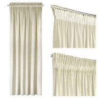 Zasłona gotowa na taśmie Eurofirany 140X270 MELANIE krem