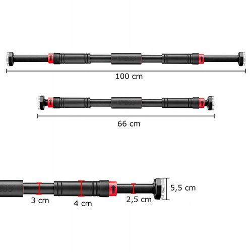 Drążki do podciagania ćwiczeń 4FIZJO na Arena.pl