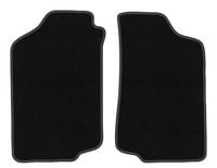 Dywaniki przednie welurowe czarne do: Volkswagen Jetta II 1984-1992 sedan