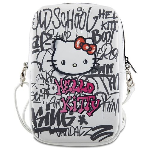 hello kitty torebka hkpbpdgphebiały/white graffiti kitty head na Arena.pl