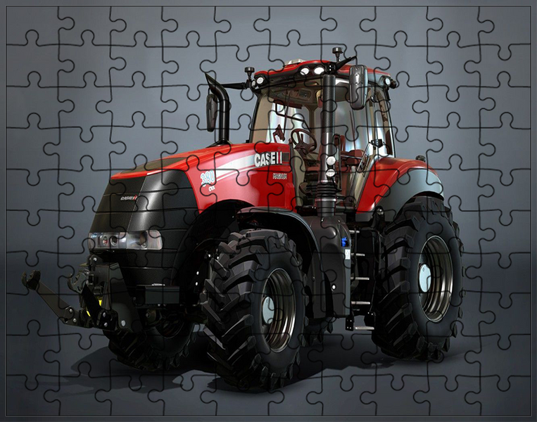 Puzzle Traktor Ciągnik zdjęcie 1