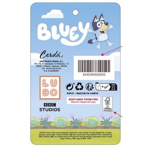 Plecak szkolny Bluey Niebieski 18 x 22 x 4 cm na Arena.pl