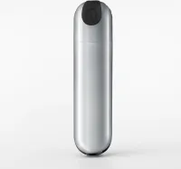 crushious imoan srebrny wibrujący mini masażer usb 10 trybow 7,6 cm