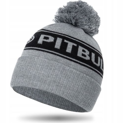 CZAPKA ZIMOWA PIT BULL Z POMPONEM CIEPŁA WYGODNA PITBULL na Arena.pl