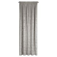 Zasłona gotowa 140x270 RAJA stalowa srebrny połysk taśma