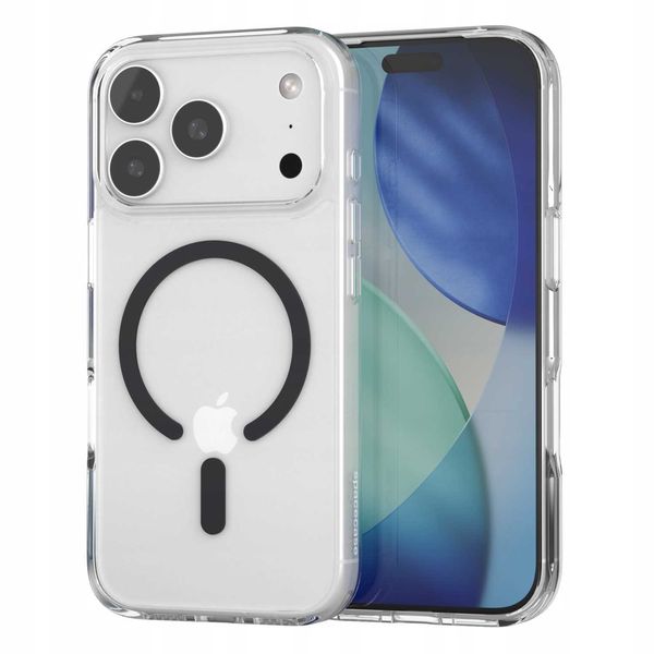 Spacecase Clear Mag Iphone 17 Pro Black zdjęcie 3