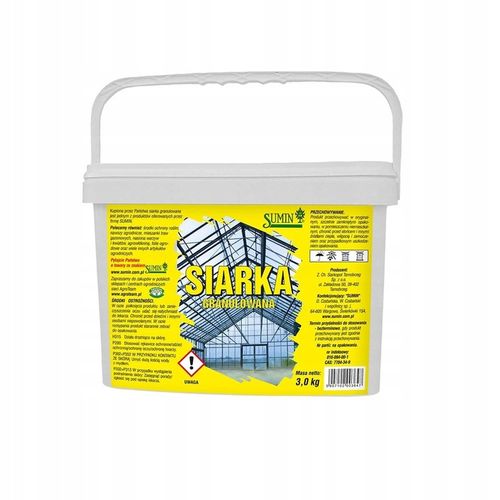 Siarka Granulowana 3kg Sumin na Arena.pl