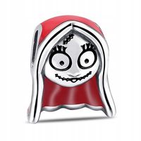 Zawieszka SREBRO 925 Charms Koralik Upiorna dziewczyna Halloween