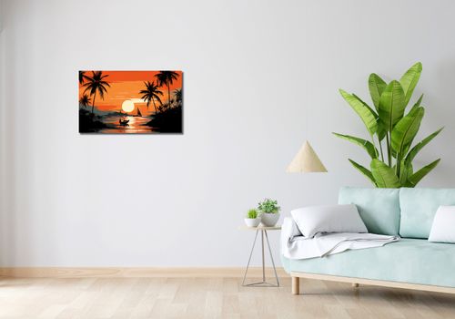 Obraz 70x40cm Tropikalny spokój na Arena.pl