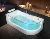 WANNA Z HYDROMASAŻEM 170*80 TURBO SZYBA 10mm AKRYL WANNA Z HYDROMASAŻEM 170*80 TURBO SZYBA 10mm AKRYL