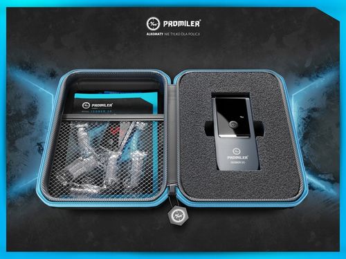 Alkomat PROMILER iSober 30 Kalibracja w dniu wysyłki + KAMIZELKA na Arena.pl