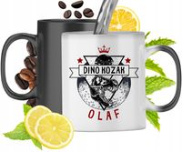 Kubek Magiczny Dla Olafa Czarny Matowy Z Nadrukiem Ze Zdjęciem 330Ml