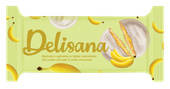 Delisana Ciastka z galaretką bananową w białej czekoladzie 135g