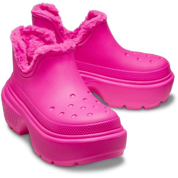 Crocs Damskie Ocieplane Botki Na Platformie Stomp Lined Shorty Boot 38-39 zdjęcie 1