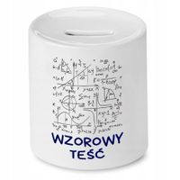 Skarbonka Dla Teścia Wzorowy Teść Prezent Z Nadrukiem Ze Zdjęciem