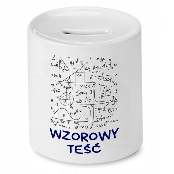 Skarbonka Dla Teścia Wzorowy Teść Prezent Z Nadrukiem Ze Zdjęciem zdjęcie 1