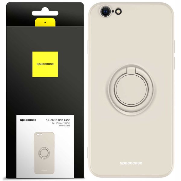 Spacecase Silicone Ring iPhone 7/8/SE bone zdjęcie 1