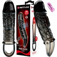 NAKŁADKA NA PENISA wibrująca PRZEDŁUŻKA NASADKA