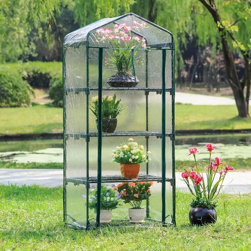 mini szklarnia balkonowa ogrodowa 160x70x50 do uprawy roślin tunel foliowy na Arena.pl