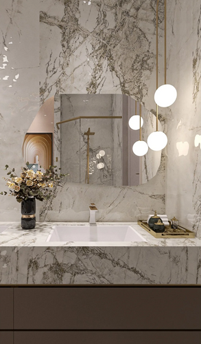 Designerskie Lustro ścienne asymetryczne 55x85 cm na Arena.pl