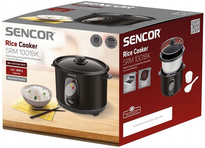 Garnek gotowania ryżu Sencor warzyw Ryżowar 1l Automatyczny Keep Warm zdjęcie 6