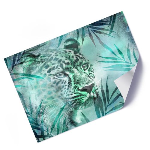 Plakat, Leopard, abstrakcja 60x40 na Arena.pl