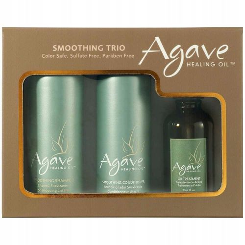 Zestaw AGAVE TRIO Smoothing 2x89ml + olejek 59ml na Arena.pl