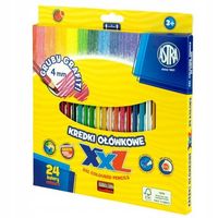 kredki ołówkowe hexagonalne 24kol xxl 8115
