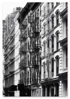 Plakat kamienica nowy jork new york 70x100 cm