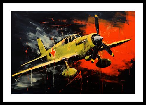 Plakat 45x30cm Barwny Przelot na Arena.pl