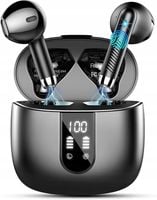 Bezprzewodowe słuchawki douszne, słuchawki Bluetooth V5.3 z 4 mikrofonami