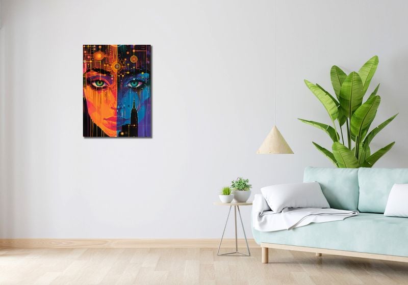 Obraz 50x70cm Cyfrowa Psyche zdjęcie 2