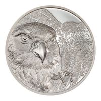 Mongolia: Mongolian Falcon 1 uncja Srebra 2023 Proof Ultra High Relief