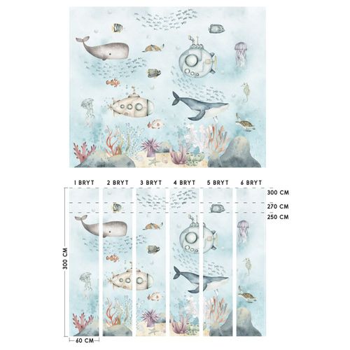 Tapeta Podwodny Świat W25 250 cm Płótno na Arena.pl